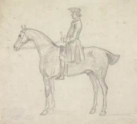 Reiter mit Dreispitz